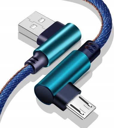 KABEL USB MICRO USB KĄTOWY SZYBKIE ŁADOWANIE QUICK CHARGE 2M