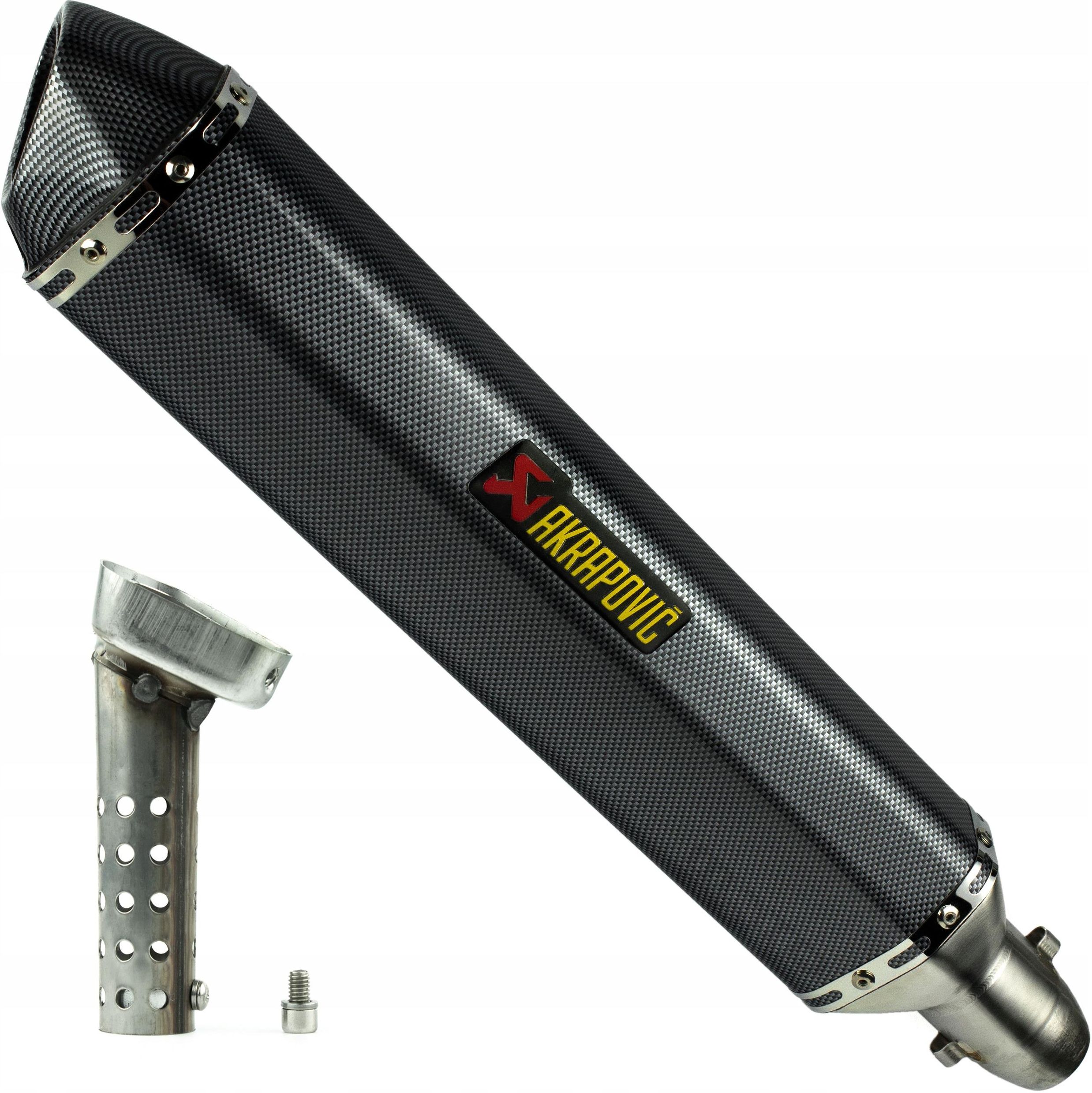 Racepro Sportowy Wydech Tłumik Długi Extra Long 565mm Carbon