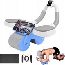 ROLLER DO ĆWICZEŃ MIĘSNI BRZUCHA ABS KÓŁKO LICZNIK PODŁOKIETNIKI + SKAKANKA