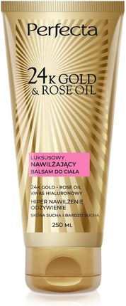 Perfecta 24K Gold & Rose Oil Luksusowy Nawilżający Balsam Do Ciała 250ml