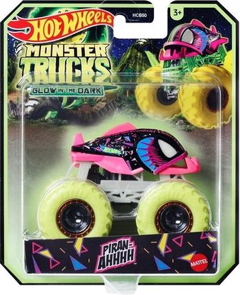 Hot Wheels Monster Trucks Piran-ahhhh Pirania Glow In The Dark HWC85