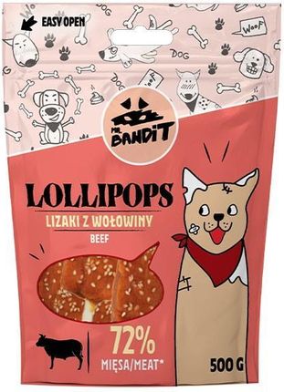 Mr. Bandit Lollipops Lizaki Z Wołowiny 500G