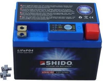 Maxgear Akumulator Litowy Jonowy Shido Moto 12V 160Ah/95A P+ LTX4LBSLIONS