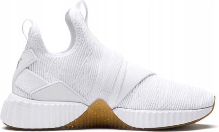 Buty Damskie Puma Defy MID Varsity 191677-02 Sneakersy Białe 39
