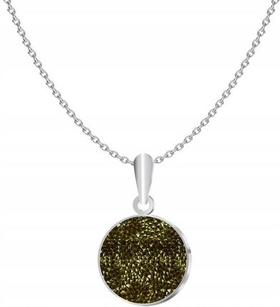 Naszyjnik Srebrny Kryształy Łańcuszek Biżuteria na Dzień Kobiet 925 DEDYKACJA GRATIS