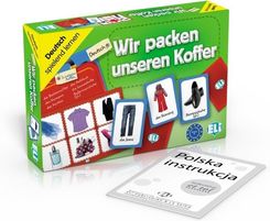ELI Gra językowa Niemiecki Wir packen unseren Koffer