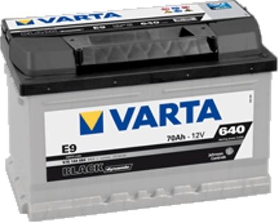 Varta Black Dynamic E9 (70Ah 640A) P+