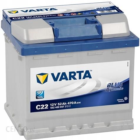 Varta Blue Dynamic C22 52Ah 470A P+ - Opinie I Ceny Na Ceneo.pl