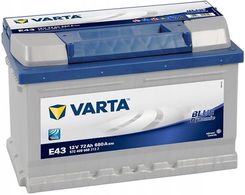 Varta Blue Dynamic E43 72Ah 680A - Akumulatory