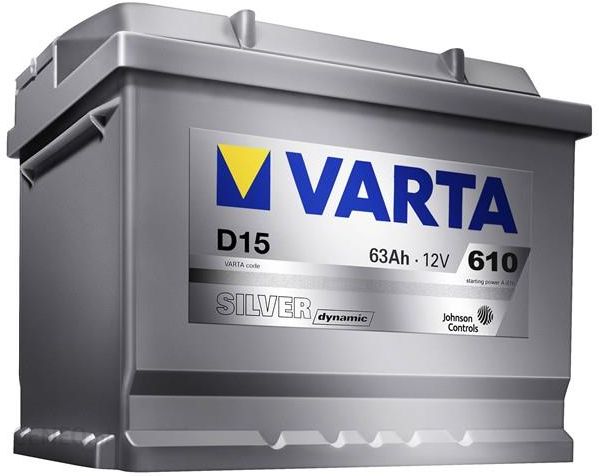 Varta Silver Dynamic D15 63Ah 610A P+