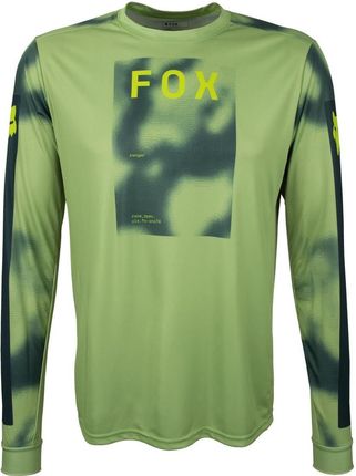 Fox Letnia Koszulka Kolarska Z Długim Rękawem Ranger Taunt Zielony