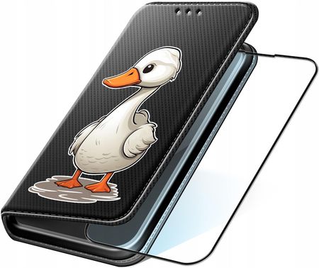 Hello Case Etui Do Samsung Galaxy Xcover 5 Z Nadrukiem Zamykane Ze Wzorem Szkło