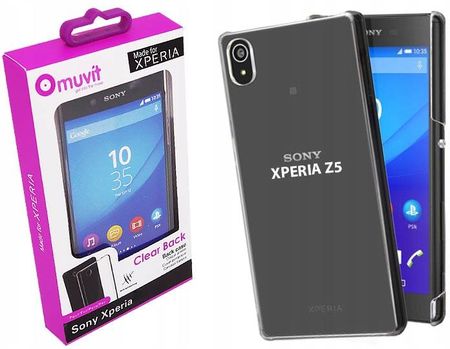 Muvit Etui Pokrowiec Clear Back Sony Xperia Z5