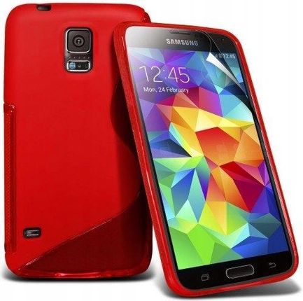 Toptel Samsung S5 G900 Etui Plecki Czerwone