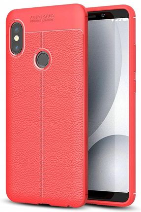 Ipaky Leather Xiaomi Redmi Note 6 Pro Litchi Red