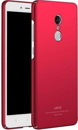 Msvii Ultracienkie Etui Xiaomi Redmi Note 4X 4 Eu Czerwone