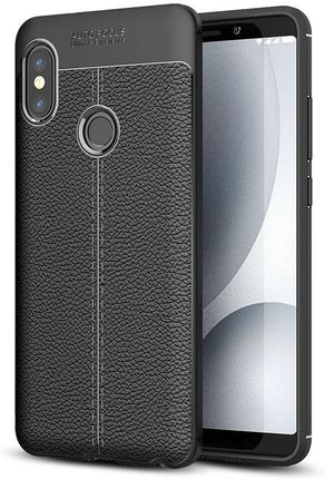 Ipaky Leather Xiaomi Redmi Note 6 Pro Litchi Black
