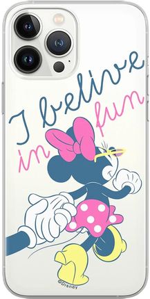 Disney Etui Do Apple Iphone X/ Xs Minnie 005 Nadruk Częściowy Przeźroczysty