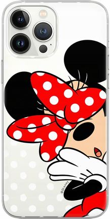 Disney Etui Do Apple Iphone X/ Xs Minnie 003 Nadruk Częściowy Przeźroczysty
