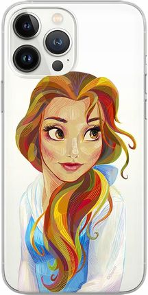 Disney Etui Do Apple Iphone X/ Xs Bella 003 Nadruk Częściowy Przeźroczysty