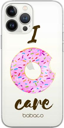 Babaco Etui Do Apple Iphone X/ Xs Donut 001 Nadruk Częściowy Przeźroczysty