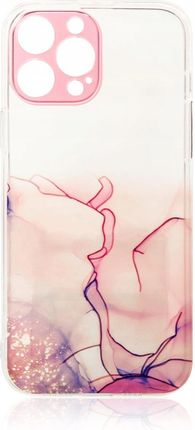Hurtel Marble Case Etui Do Samsung Galaxy A12 5G Żelowy Pokrowiec Marmur Różowy