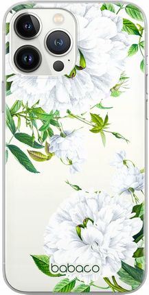 Babaco Etui Do Apple Iphone X/ Xs Kwiaty 047 Nadruk Częściowy Przeźroczysty