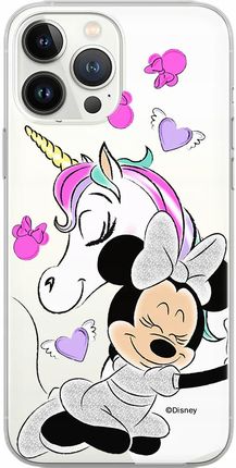 Disney Etui Do Apple Iphone X/ Xs Minnie 036 Nadruk Częściowy Przeźroczysty