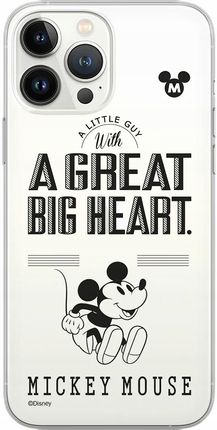 Disney Etui Do Apple Iphone X/ Xs Mickey 006 Nadruk Częściowy Przeźroczysty