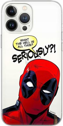 Marvel Etui Do Apple Iphone 6/6S Deadpool 010 Nadruk Częściowy Przeźroczyst