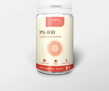 NANGA Fosfatydyloseryna 400 mg, 50 kapsułek