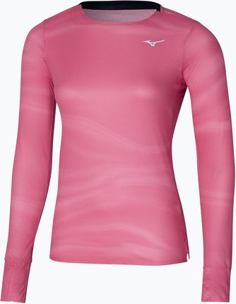 Mizuno Longsleeve Do Biegania Damski Premium Aero Tee Sangria Sunset