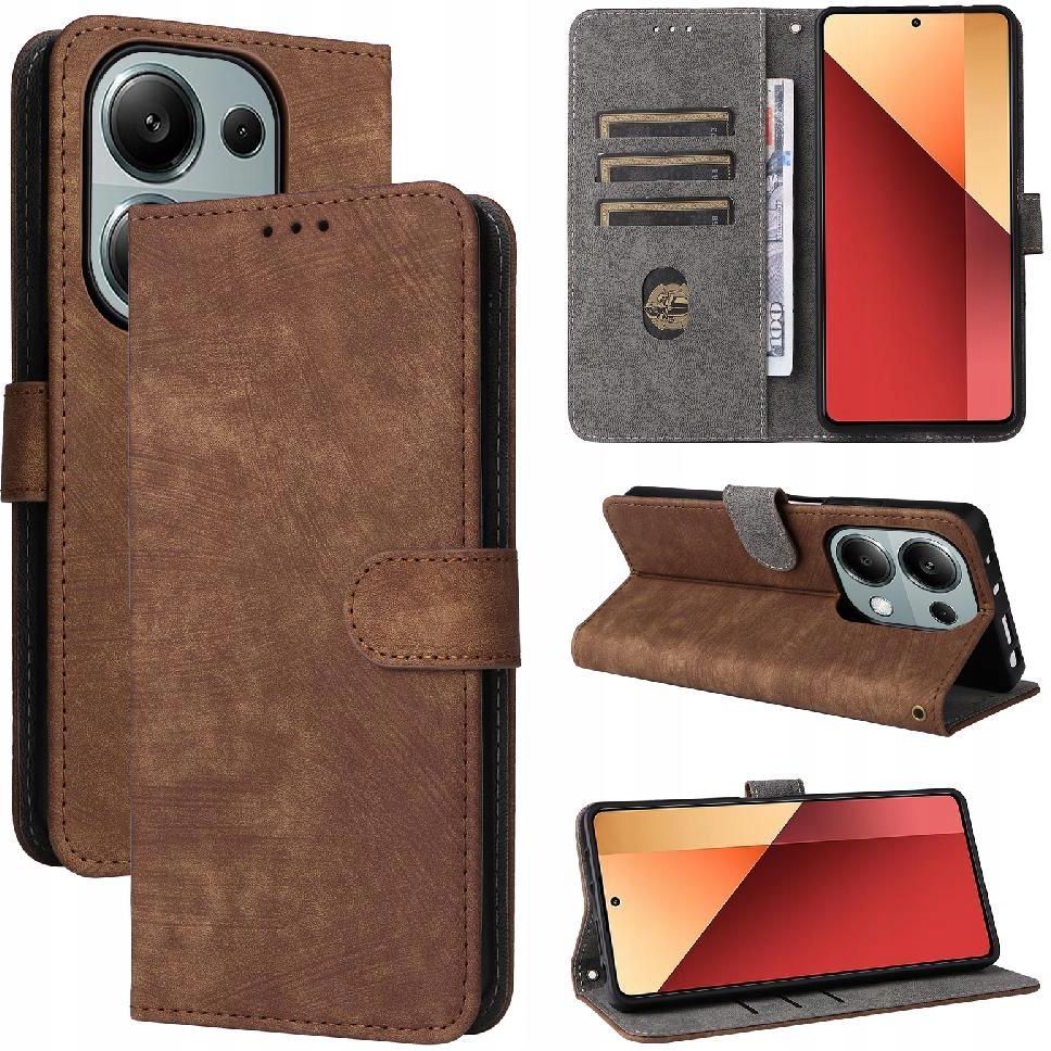 Custodia Portafoglio TEYYOS In Pelle PU Per Xiaomi Poco M6 Pro 4G | Verde | Con Slot Carte E Chiusura Magnetica