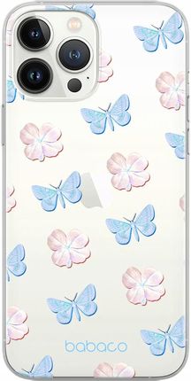 Babaco Etui Do Apple Iphone 5/5S/Se Kwiaty 043 Nadruk Częściowy Przeźroczys