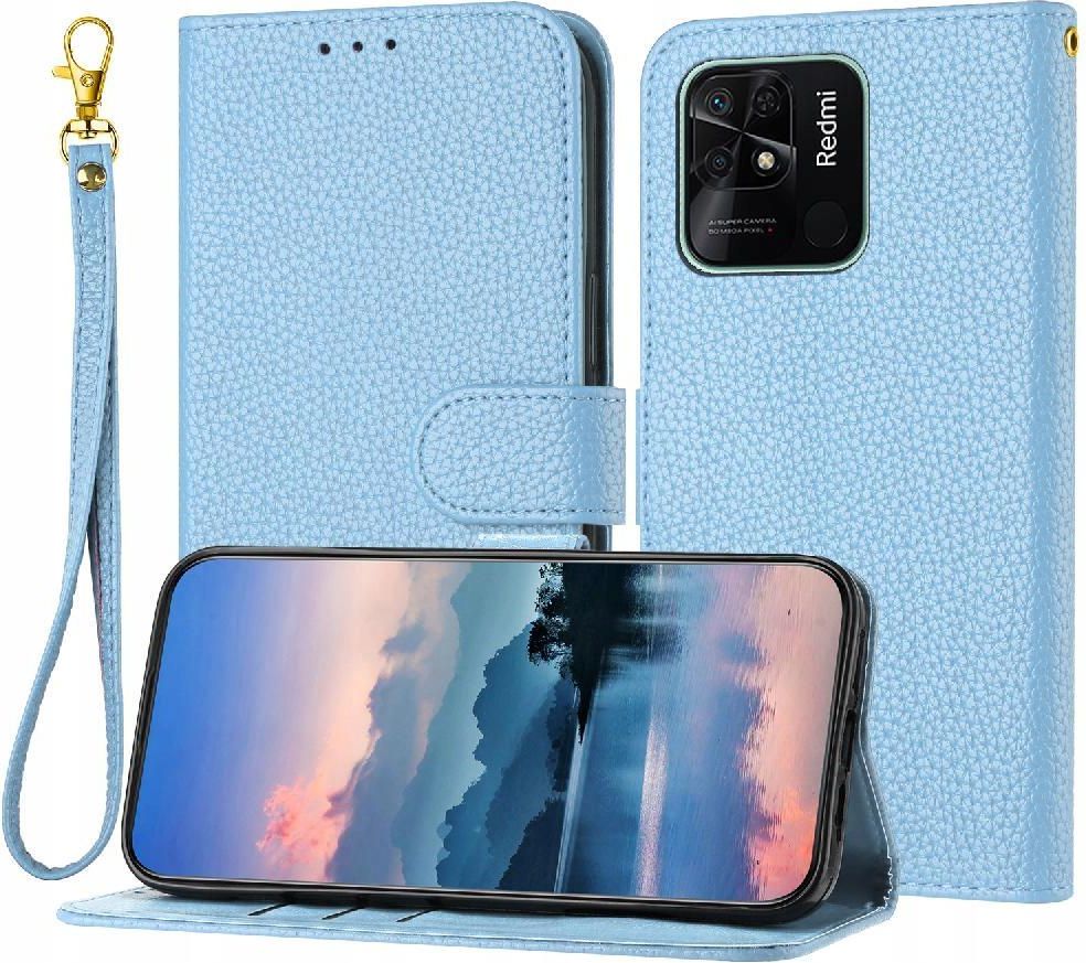 WEIOU Clear Smart View Cover per Xiaomi Redmi 10, Standing Mirror Flip Folio Custodia Protettiva Bumper, Luxury Specchio Libro Case con Supporto Pieghevole. Argento