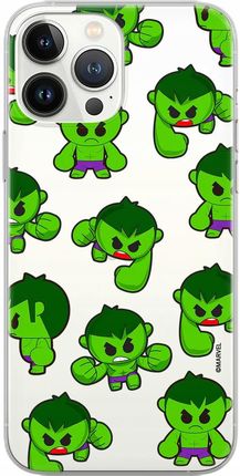 Ert Group Etui Do Apple Iphone 15 Pro Max Hulk 006 Marvel Nadruk Częściowy Przeźroczy