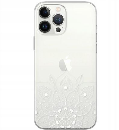 Babaco Etui Do Apple Iphone 5/5S/Se Mandale 008 Nadruk Częściowy Biały
