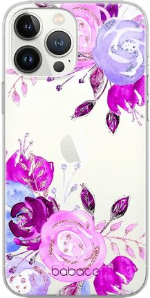 Babaco Etui Do Apple Iphone 15 Pro Max Kwiaty 005 Nadruk Częściowy Przeźroc