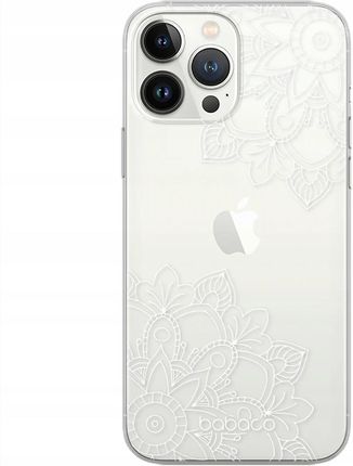 Babaco Etui Do Apple Iphone 5/5S/Se Mandale 007 Nadruk Częściowy Biały