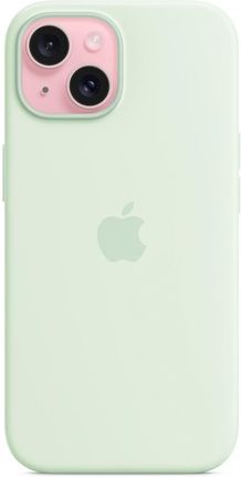 Apple Etui Silikonowe Z Magsafe Do Iphonea 15 Pastelowa Mięta