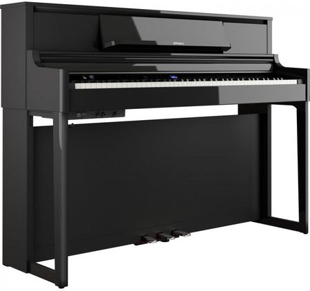 Roland LX-5 PE - pianino cyfrowe stacjonarne czarny połysk