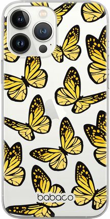 Babaco Etui Do Apple Iphone 6 Plus Motyle 002 Nadruk Częściowy Żółty