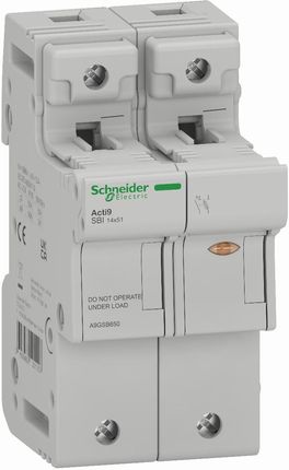 Schneider Podstawa Bezpiecznikowa Acti9 Sbi 1P+N 50A Rozmiar Wkładki 14X51Mm Sbi-50-1N A9Gsb650