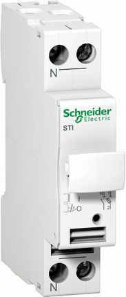 Schneider Podstawa Bezpiecznikowa Acti9 Sti-8,5X31,5-1N 1+N-Biegunowa A9N15645