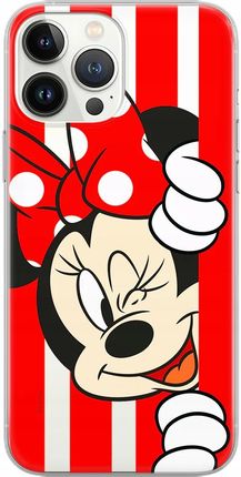 Disney Etui Do Apple Iphone X/ Xs Minnie 059 Nadruk Częściowy Przeźroczysty