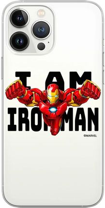 Ert Group Etui Do Apple Iphone Xr Iron Man 028 Marvel Nadruk Częściowy Przeźroczysty