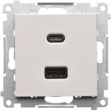 Zdjęcie Kontakt Simon Simon 55 Ładowarka Usb C+A 30W 230V Wmds0042L2114 Jasnoszary Mat Tec2Caq01114 - Będzin