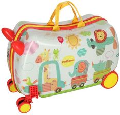 Zdjęcie Walizka podróżna dla dzieci bagaż podręczny na kółkach ZOO - Przeworsk