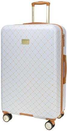 Duża walizka PUCCINI Monogram Saint Tropez ABS023A 0 biała