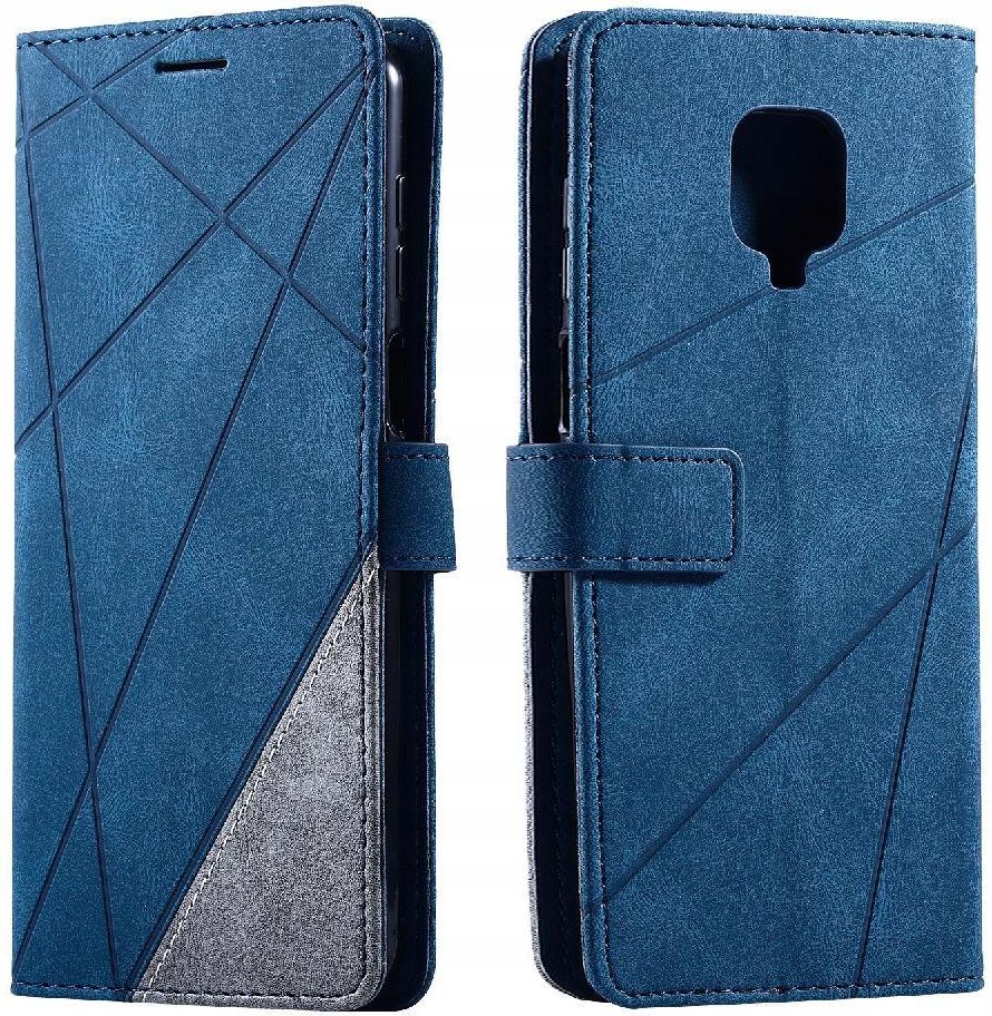 HAOYE Leather Folio Cover per Xiaomi Redmi 13C / Xiaomi POCO C65, Premium Pelle PU Portafoglio Flip Case Custodia con [Slot per Scheda] [Funzione di Supporto]. blu